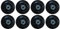 ANWEALTH Inline Skate Rollen Indoor/Outdoor Rollschuh Räder 8er Pack Inline Skate Rollen 82A mit Lagern Möbelrollen Ersatz, 60 mm
