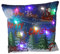 Bestgift Weihnachts-Leuchtkissen, LED-Licht, weicher Plüsch-Kissenbezug, Bildfarbe, 2 Stück, 45 x 45 cm, 2 Stück