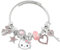 TOEECY Armband für Mädchen Hello Kitty Katzen Liebe Bettelarmband Verstellbares Charm Armbänder Cartoon Anime Freundschaft Armband Schmuck Geschenk für Damen Frauen Kinder (Rosa B)