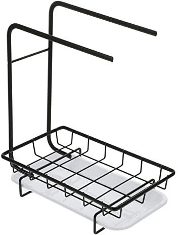 SHOWERORO Rejilla Para Escurrir Esponjas Y Platos De Cocina Color Rejilla Para Escurrir Esponjas Rejilla Para Trapos Fregadero Multifuncional Ahorra Espacio Fácil De Instalar