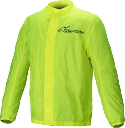 Alpinestars Hurricane V2 Regenjacke, Neon-Gelb, XL, Herren, Wasserdicht, Atmungsaktiv