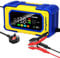 Goodyear 12V 7A Smart Battery Charger, Multiple Charging Modes for Cars, Motorcycles, Scooters, & Campers - Automatic Trickle Charge, LED Display, Repair Mode, Universal Compatibility