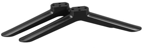 POPETPOP 2piezas Soporte De TV Negro para Pantalla Plana Patas De Pedestal para Uso Hogar o Oficina Soporte Elevador De TV Moderno