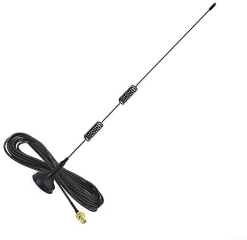 Reliable VHF UHF Dual Band Amateur Radio Antenna with Strong Magnetic Base, Covers Frequencies from 136 to 174 MHz & from 400 to 470 MHz
