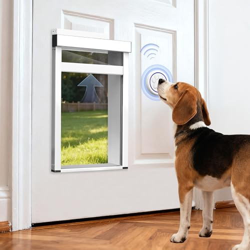 Cat Flap Door for Door No Collar,Automatic Dog Doors,Electronic Dog Flap,M