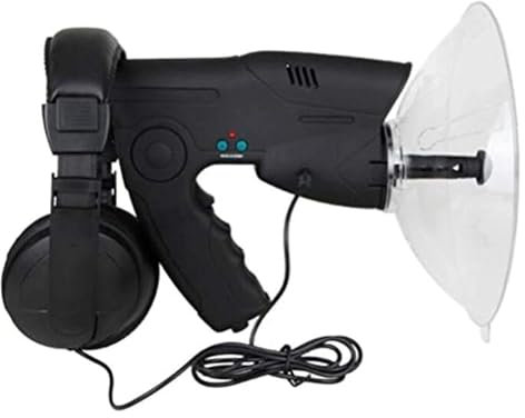 KEuLen Microphone Parabolique, Amplificateur de Son, télescope d'observation bionique for Oiseaux, Longue portée 200 m