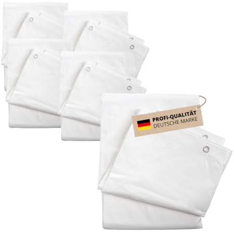 5X Alfa Anhängernetz 2,6 x 10 m – Ladungssicherungsnetz mit Gummiseil | Profi Qualität - Robustes Netz für Autoanhänger, 45mm Maschenweite, DEKRA-zertifiziertes Transportnetz mit verstärktem Rand