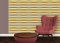 GMM Tapete Modern living - Quer Swing individuell gefertigt mit Streifenfarben passend zu Scala Farben - Muster 20 x 46,5cm