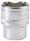 Draper 16634 1/2-Inch Square Drive Micro Satin Chrome Imperial Socket, 1-Inch Size , Blue