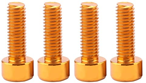 Perfeclan Käfigschrauben Schrauben für MTB Fahrrad Flaschenhalter - Gold