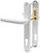 UPVC Door Handle Avocet Pioneer Sprung 92mm PZ Double Glazing Pair Set Patio PVC White 122mm