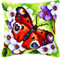 Orchidea - Kreuzstichkissenpackung - Schmetterling - Bedruckte Stramin - 4.5 Count - Für Erwachsene - 30.9379