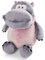 NICI Kuscheltier Nilpferd DJ Nilbert 35cm – Nachhaltiges Plüschtier Nilpferd für Mädchen, Jungen & Babys – Flauschiges Stofftier Nilpferd zum Kuscheln & Spielen – Schmusetier der Wild Friends