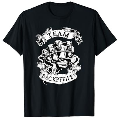 Team Backpfeife I Fight Retro und Stolz I Faust mit Spruch T-Shirt