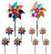 Wleozys 10Pcs Reflective Bird Repellent Windmill, multicolor Reflective Birds Deterrent, Repellent Windmills Scare Birds to Keep Birds Away From Your House,Window,Garden,Farm (10)