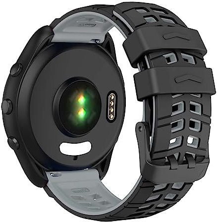 ISABAKE 22MM Armband für Garmin Vivoactive 4/Forerunner 255/Venu 2, 22MM Weiches Silikon Uhrenarmband für Huawei Watch GT2/Gear S3 Frontier/S3 Classic/Galaxy Watch 46mm,Quick Ersatzarmband Armband