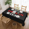 Benutzerdefinierte Tischdecke, fügen Sie Ihr eigenes Design mit Fototext hinzu, personalisierte Tischdecke, rechteckig für Partys, Haushalt, Jubiläumsaktivitäten, 137,2 x 182,9 cm