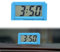 Mini Auto Uhr, Fahrzeug Elektronische Digitaluhr, LCD Digital Clock, Auto Elektronische Uhr, Mini-Digitaluhr, Für Auto Armaturenbrett,Schreibtisch,Tisch,Badezimmer, Blau