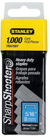 Stanley Tra705T Heftklammern, robust, 1,6 cm, 1000 Stück