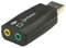 Manhattan 150859 Hi-Speed USB 3D Sound Adapter (Verbessert Audiozugriff und -Performance) schwarz