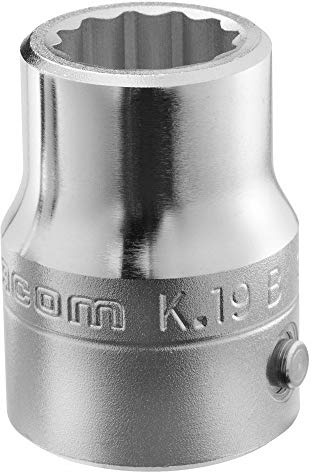 Facom K.23B Bi-Hex Socket, 3/4 Square Drive, 23mm