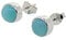 Amazonit Silber Ohrstecker Cabochon 925er Silberohrringe Stecker