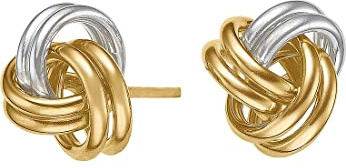 CHRIST CHRIST Damen-Ohrstecker 375er Gelbgold, 375er Weißgold