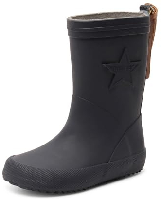 Bisgaard Unisex Kinder Rubber Boot Star Gummistiefel, Blau, 25 EU Schmal