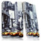 'Seluxion – Funda universal con tirador diseño de Times Square para Tablet Samsung Galaxy Tab 3 Lite 7 