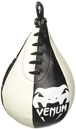 Venum Skintex Speedbag aus Leder, Schwarz/Eis, Größe M