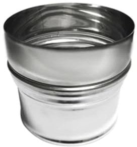 DIANKAMIN 412-475-180200 Aumento Inox per CANNE FUMARIE Diametro Maschio M 180 Femmina F 200, Multicolore