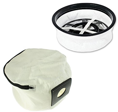 SPARES2GO Cloth Filter + Reusable Washable Zip Bag for Numatic Henry Hetty etc Vacuum