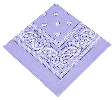 Boolavard TM Ursprüngliche Bandanas 100% Baumwolle (Light Blue)