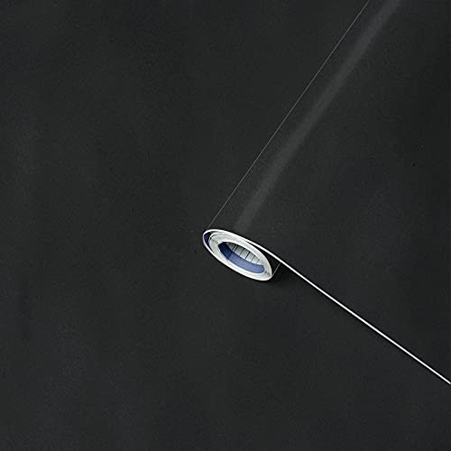 Venilia Lámina adhesiva, Terciopelo Velvet Antracita, 67,5cm x 1m, Espesor 140μ, Vinilo autoadhesivo para muebles o cocina, decorativas papel pintado pared, PVC sin ftalatos, Fabricado en UE