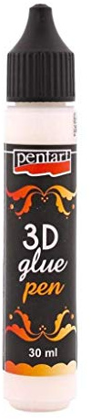 Pentart 20734 3D Glue Pen, Multicolor (Pack of 3)