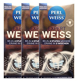 3x Expert ZC Weiss-Zahnweiss, 50 ml Zahnpasta Zahncreme Zahnweiß PERLWEISS