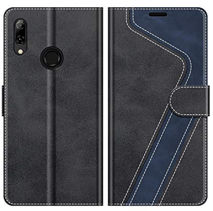 MOBESV Custodia per Huawei P Smart 2019 6,21 Cellulare, Cover a Libro Magnetica Custodia in Pelle per Huawei P Smart 2019, Elegante Nero
