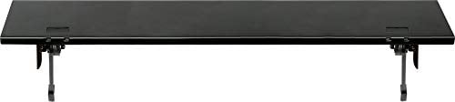 SCHWAIGER 661811 TV-Regal Monitorständer Bildschirmregal Multimedia-Ablage TV-Topper Halterung Fernseher Lautsprecher-Halter Recieverhalterung 24 Zoll