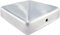 Gartenwelt Riegelsberger Premium Pfostenkappe 71x71 mm aus Edelstahl für Kantholz 70x70 mm inkl. Schrauben
