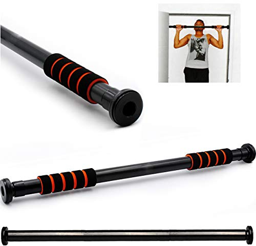 alles-meine.de GmbH Schaukel - Zubehör Artikelwahl Türreck/Klimmzugstange - 63 bis 96 cm - 120 kg - verstellbar - für Türrahmen - EXTRA STARK - Edelstahl - Schichtpolsterun..