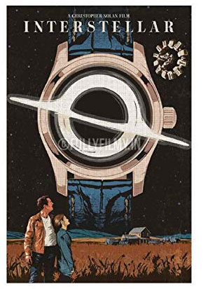 Interstellar Filmposter Matthew McConaughey, Film-Sterndruck, zum Aufhängen, 2 Leinwand-Poster, Schlafzimmer, Dekoration, Sport, Landschaft, Büro, Raumdekoration, Geschenk, 40 x 60 cm, ohne Rahmen