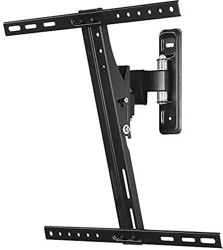 Grunkel - SP-15 AT-29 - Soporte de Pared articulado para TV. Soporta televisores de hasta 46, Rango de inclinación de hasta 15º hacia Abajo y 3º hacia Arriba, Giro Horizontal de hasta 180º - Negro