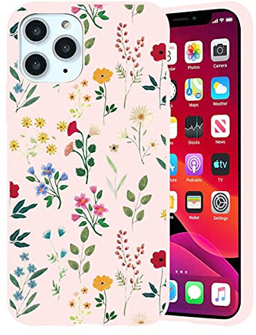 Yoedge Hülle für Apple iPhone 6 Plus / 6S Plus 5,5, Rosa Silikon Ultra Dünn Stoßfeste Handyhülle mit Mode Muster Motiv, Soft TPU Bumper Ganzkörper Schutz Schutzhülle Case für iPhone 6 Plus - Blume 3