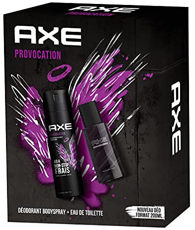 AXE Coffret 2 Produits Homme Eau de Toilette & Déodorant Provocation, Idée Cadeau Homme Original