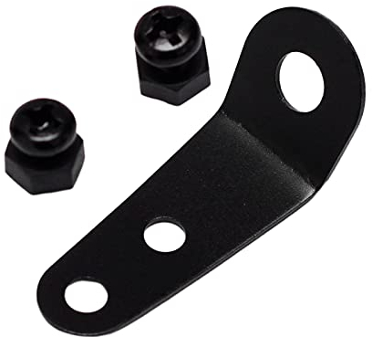 Aluminiumlegierung Fahrrad Schutzblech Befestigung Clip - Gefaltete Fahrrad Aufhängehaken mit Schrauben Hinten Aufhänger Muttern Zubehör, Rückseite