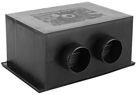 GOTOTOP Ventilateur de dégivrage Automatique, dégivreur de Pare-Brise à Chauffage Automatique à 2 Trous Dégivreur de Pare-Brise Automatique à Chauffage Automatique, 300W / 600W 12V