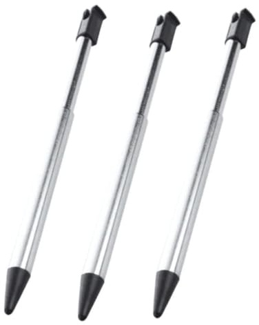 HORNO Retractable Replacement Stylus Touch Pen for Nintendo 3DS，Pack of 3