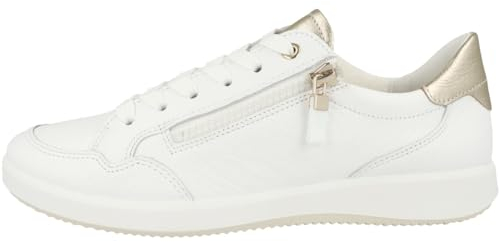 ARA Femme Roma Basket, Platine Blanche, 38.5 EU Large