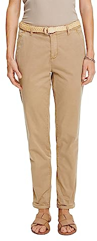 ESPRIT Damen 993EE1B312 Hose, 240/TAUPE, 30/34