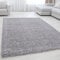 Miovani Hochflor Teppich 100x200 cm Hellgrau - Besonders weicher Shaggy Teppich in vielen Farben & Größen für Dein gemütliches Zuhause - Teppich Wohnzimmer & Schlafzimmer